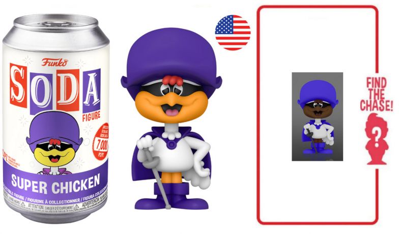 Figurine Funko Soda Super Chicken Super Chicken (Canette Violette)