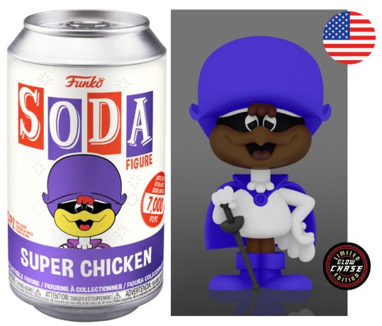 Figurine Funko Soda Super Chicken Super Chicken (Canette Violette) [Chase]