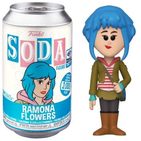 Figurine Funko Soda Scott Pilgrim Ramona Flowers (Canette Bleue)