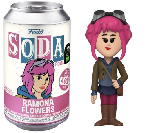 Figurine Funko Soda Scott Pilgrim Ramona Flowers (Canette Rose)