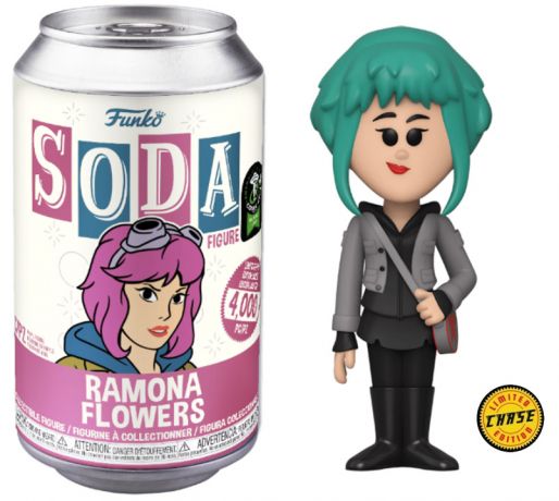 Figurine Funko Soda Scott Pilgrim Ramona Flowers (Canette Rose) [Chase]