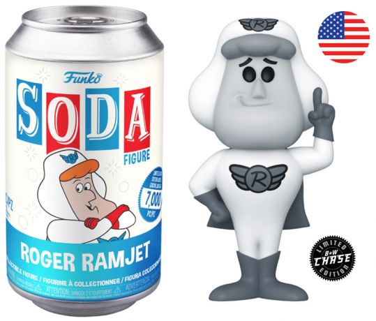 Figurine Funko Soda Hanna-Barbera Roger Ramjet (Canette Bleue) [Chase]