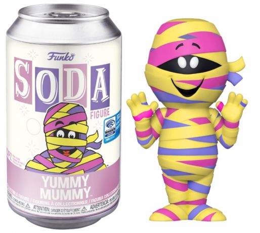 Figurine Funko Soda Icônes de Pub Yummy Mummy (Canette Rose)
