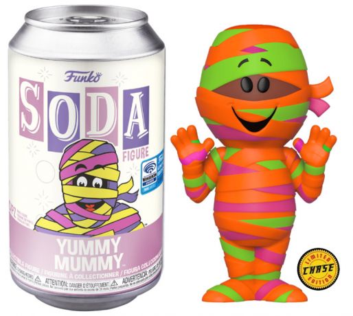 Figurine Funko Soda Icônes de Pub Yummy Mummy (Canette Rose) [Chase]