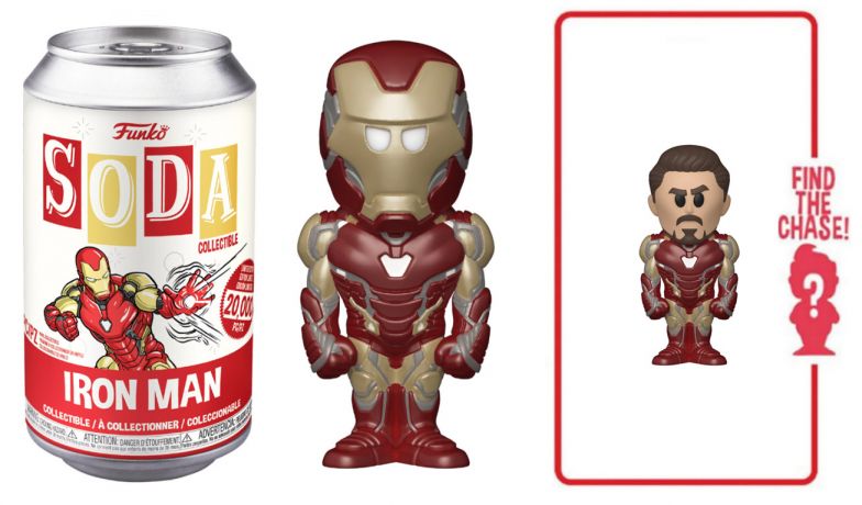 Figurine Funko Soda Marvel Comics Iron Man (Canette Rouge)