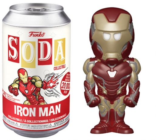 Figurine Funko Soda Marvel Comics Iron Man (Canette Rouge)