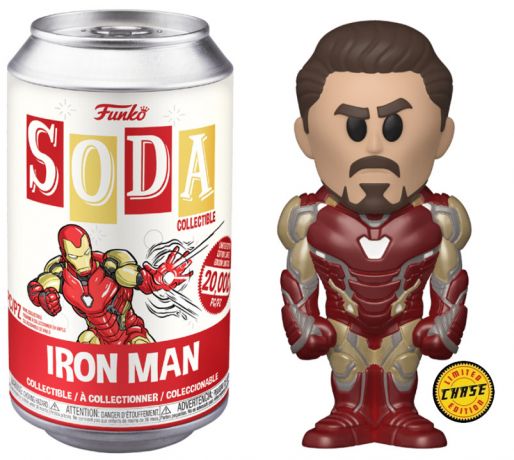 Figurine Funko Soda Marvel Comics Iron Man (Canette Rouge) [Chase]