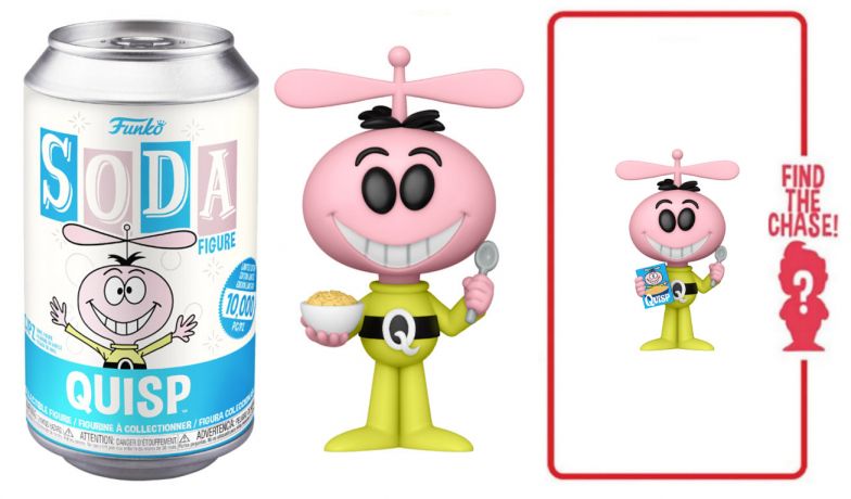 Figurine Funko Soda Icônes de Pub Quisp (Canette Bleue)