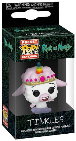 Figurine Funko Pop Rick et Morty Tinkles - Porte-clés