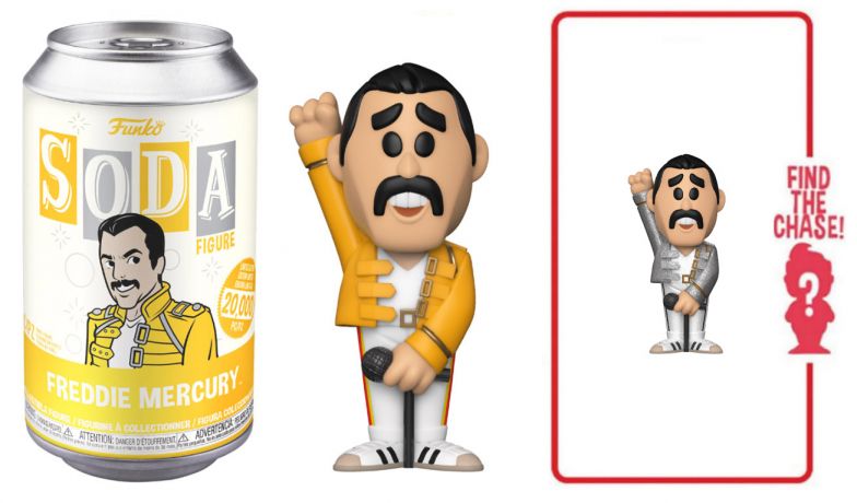 Figurine Funko Soda Queen Freddie Mercury (Canette Jaune)
