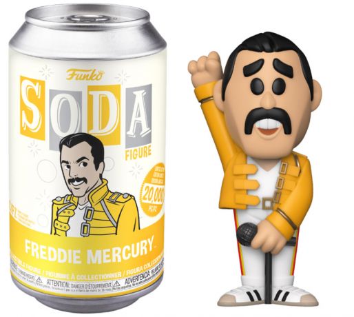 Figurine Funko Soda Queen Freddie Mercury (Canette Jaune)