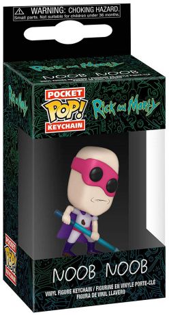 Figurine Funko Pop Rick et Morty Noob Noob - Porte-clés