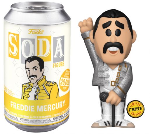 Figurine Funko Soda Queen Freddie Mercury (Canette Jaune) [Chase]