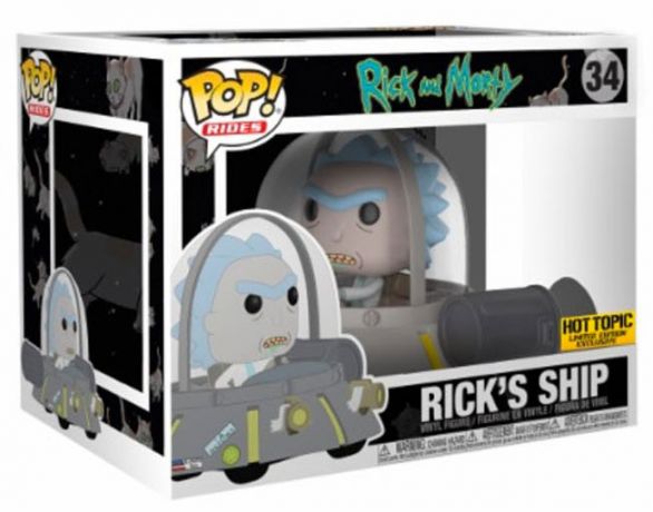 Figurine Funko Pop Rick et Morty #34 Rick dans son vaisson