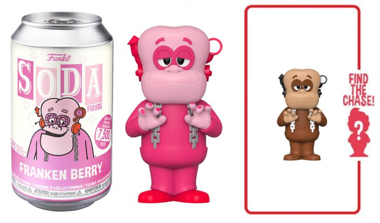 Figurine Funko Soda Icônes de Pub Franken Berry (Canette Rose)