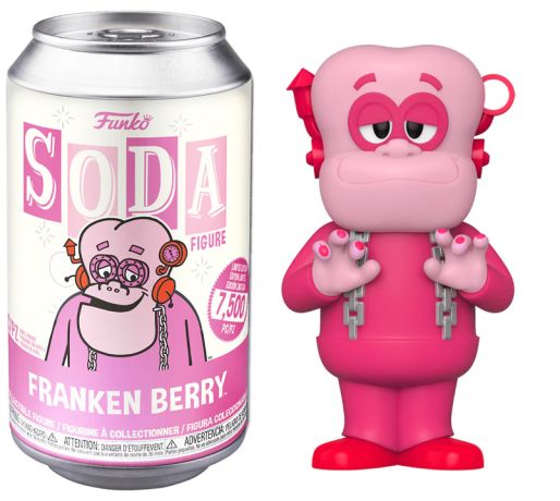 Figurine Funko Soda Icônes de Pub Franken Berry (Canette Rose)