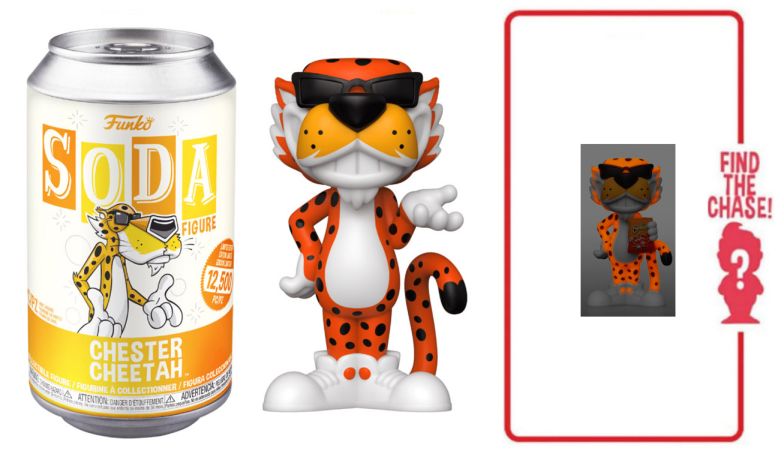 Figurine Funko Soda Icônes de Pub Chester le Guépard (Canette Orange)