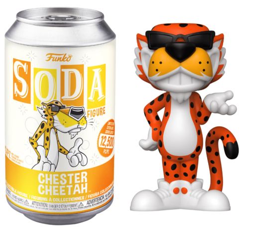 Figurine Funko Soda Icônes de Pub Chester le Guépard (Canette Orange)