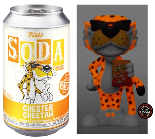 Figurine Funko Soda Icônes de Pub Chester le Guépard (Canette Orange) [Chase]