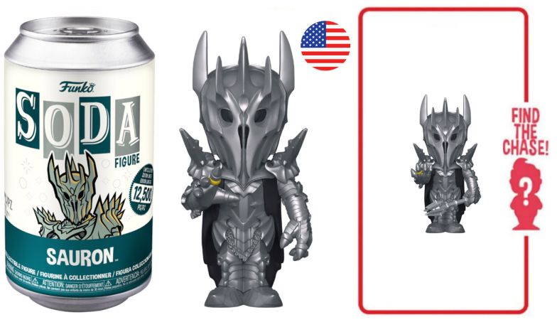 Figurine Funko Soda Le Seigneur des Anneaux Sauron (Canette Bleue)