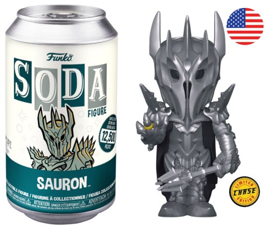 Figurine Funko Soda Le Seigneur des Anneaux Sauron (Canette Bleue) [Chase]
