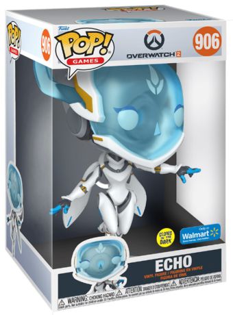 Figurine Funko Pop Overwatch 2 #906 Echo - Glow in the Dark - 25 cm
