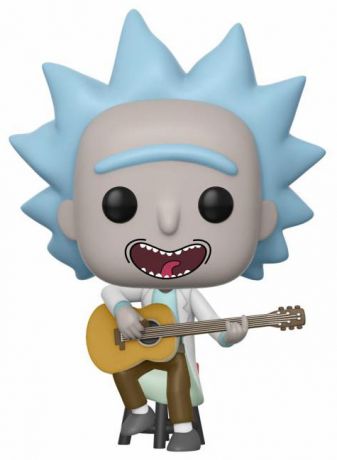 Figurine Funko Pop Rick et Morty #489 Petit Rick avec guitare