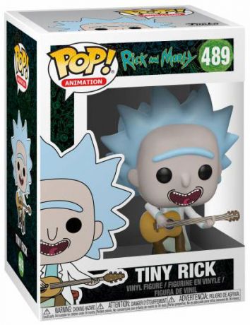 Figurine Funko Pop Rick et Morty #489 Petit Rick avec guitare