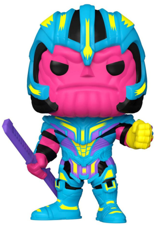 Figurine Funko Pop Avengers : Endgame [Marvel] #909 Thanos - Black Light