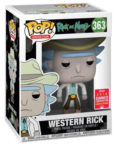Figurine Funko Pop Rick et Morty #363 Western Rick
