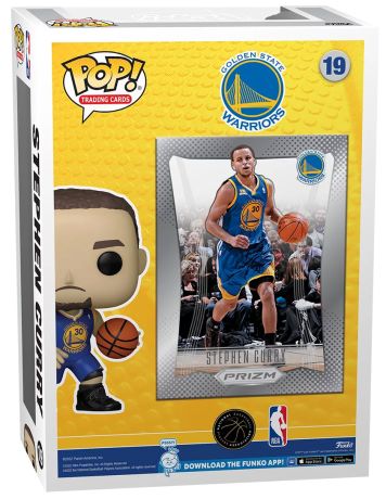 Figurine Funko Pop NBA #19 Stephen Curry - Trading Card