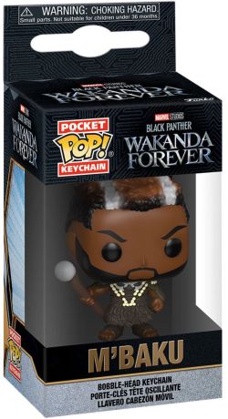 Figurine Funko Pop Black Panther : Wakanda Forever [Marvel] M'Baku - Porte-clés