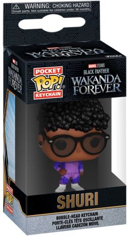 Figurine Funko Pop Black Panther : Wakanda Forever [Marvel] Shuri - Porte-clés