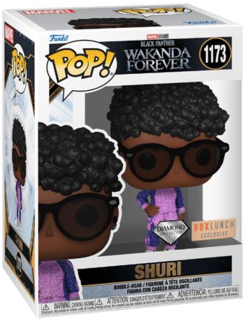 Figurine Funko Pop Black Panther : Wakanda Forever [Marvel] #1173 Shuri - Diamant