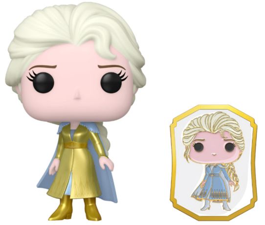 Figurine Funko Pop La Reine des Neiges [Disney] #581 Elsa - Métallique sticker doré