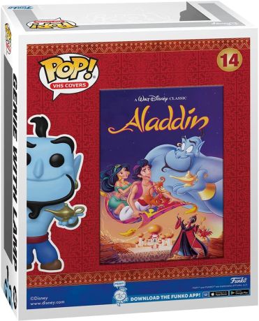 Figurine Funko Pop Aladdin [Disney] #14 Génie avec lampe - VHS Cover