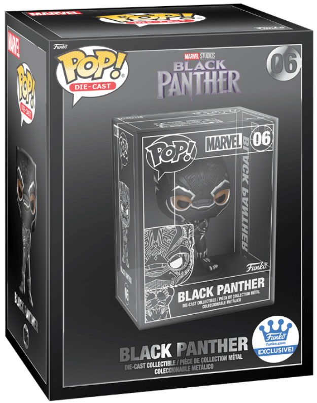 Figurine Pop Black Panther [Marvel] 6 pas cher Black Panther DieCast