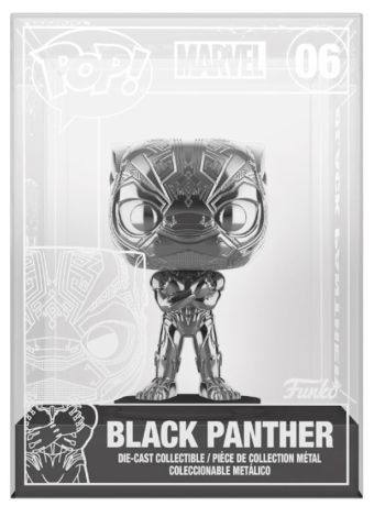 Figurine Funko Pop Black Panther [Marvel] #06 Black Panther - Die-Cast [Chase]