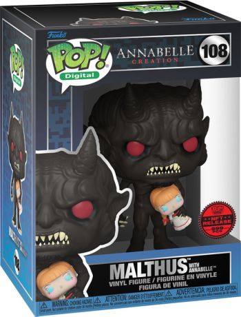 Figurine Funko Pop Annabelle #108 Malthus avec Annabelle - Digital Pop