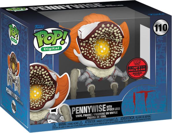 Figurine Funko Pop Ça #110 Grippe-Sou avec  Pattes d'araignée - Digital Pop