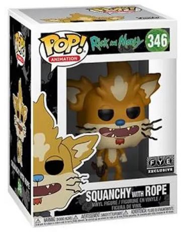 Figurine Funko Pop Rick et Morty #346 Squanchy avec corde