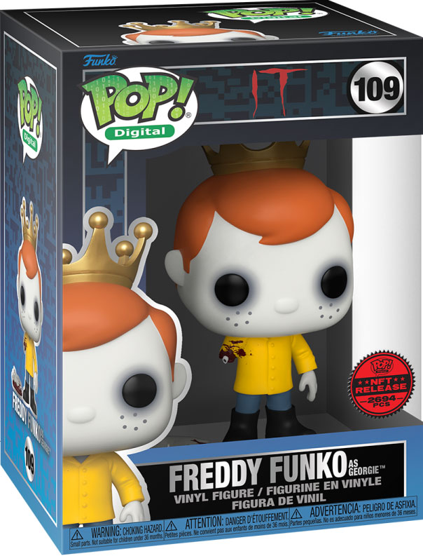 Figurine Pop Ça 109 pas cher Freddy Funko en Digital Pop