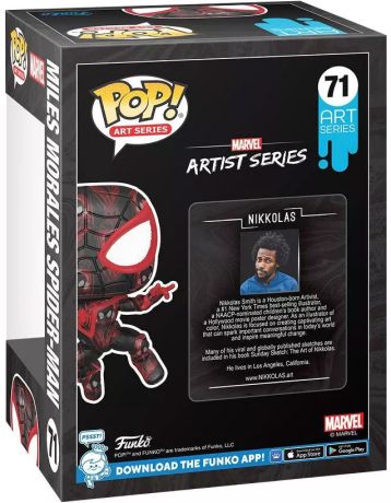 Figurine Funko Pop Marvel Comics #71 Miles Morales Spider-Man - Art Series