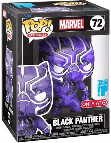 Figurine Funko Pop Marvel Comics #72 Black Panther - Art Series