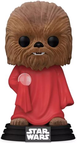 Figurine Funko Pop Star Wars 4 : Un nouvel espoir #576 Chewbacca Journée de la vie - Flocked