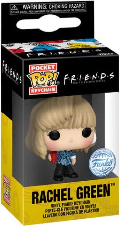 Figurine Funko Pop Friends Rachel Green - Années 80 - Porte-clés