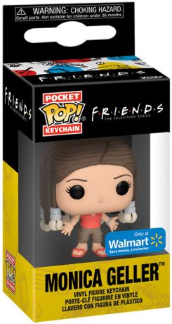 Figurine Funko Pop Friends Monica Geller avec tresses - Porte-clés