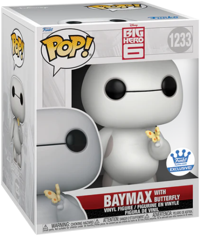 Figurine Funko Pop Les Nouveaux Héros [Disney] #1233 Baymax avec Papillon - 15 cm