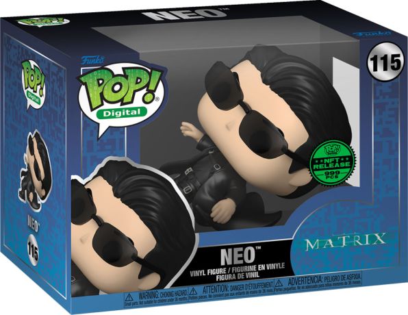 Figurine Funko Pop Matrix  #115 Neo - Digital Pop