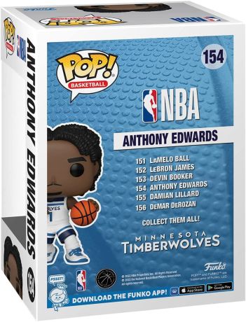 Figurine Funko Pop NBA #154 Anthony Edwards